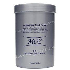 Zab 자브 모즈 하이라이트 브리치 파우더 (탈색제) 500g [02_염색볼(색상디자인랜덤) 1개] Zab Moze Highlight Bleach Powder 500g [02_Dye Bowl (Random Color Design) 1 Piece]