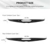 RAZPOY for Chrysler Emblem Cover, Carbon Fiber Front & Rear