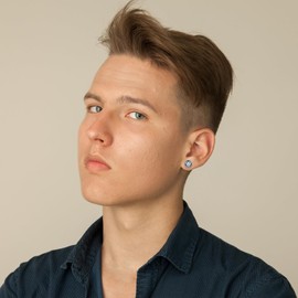 Viking Earrings 925 Sterling Silver Gothic Stud Earrings Hypoallergenic Punk Earring Rune Norse Jewelry Gifts for Women Men Birthday, Sterling Silver, No Gemstone