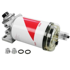 R90P Fuel Filter Water Separator Assembly Compatible with 390RC 490R 790R 690R Series 30 Micron Diesel Engine Replace FS19521 8159975 BF1360 1296851 P551767