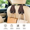 Car Seat Headrest Hook 2 Pack, Upgraded Metal Core with