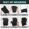 XURIGOX Winter Neck Warmers Fleece Neck Gaiter Windproof Face Covering