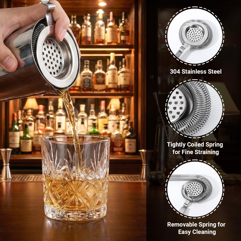 AIZOE 3 Pack Bar Set, Includes Shot Measure Jigger 2