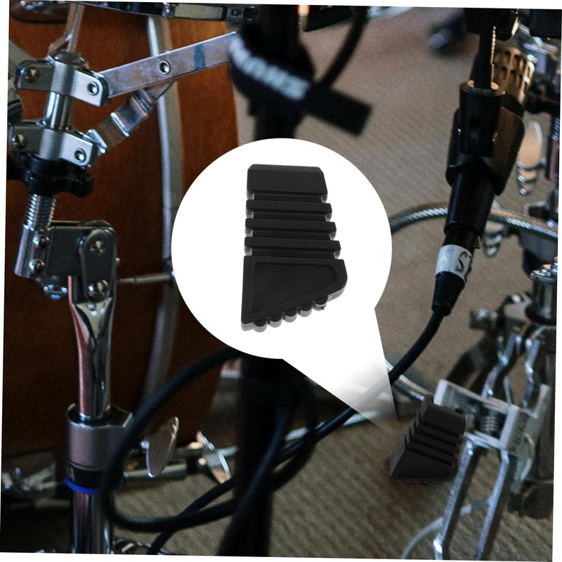 Abaodam 3pcs Drum Stand Feet Drum Pad Drum Stick Drum