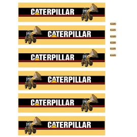 Unbranded S Scale Truck / Trailer Decals. " Caterpillar  "