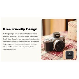 Zeniko ZF08 Mini Camera Flash Speedlite, GN16 On-Camera Flash, 5 Power Levels, CCT 6500K±200K, Universal/Single Contact Hot Shoe <3s Recycling for Sony/Canon/Nikon/Fuji/Panasonic/Olympus/Leica (Black)