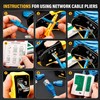 RJ45 Crimping Tool Kit - Network Tool Kit with Crimping
