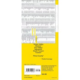 City Street Map of Tucson, Arizona, by GMJ Maps
