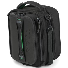 Generic Titan Deep Freeze Fridge Cold Expandable Lunch Pack - Grey/Green | Includes 2X 250g High Performance Ice Walls | Insulated Horizontal Design