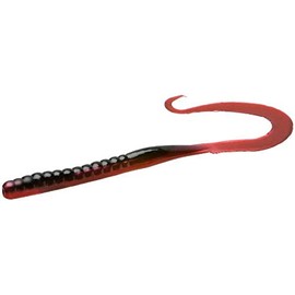 Zoom mag II Worm, 9", Red shad
