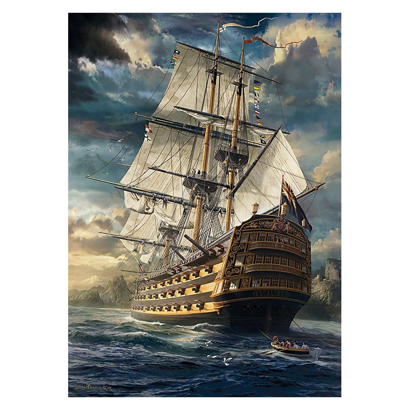 Sails-Set Jigsaw Puzzle, 1000-Piece