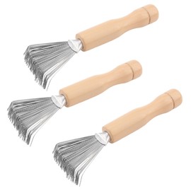 HZAOPZE Kamm Reiniger 3 pcs Haarbürstenreiniger, Kamm Reinigungsbürste Haarbürsten Reiniger Werkzeug, Mini Haarbürsten Entferner zum Entfernen Haaren von Bürsten, Badematten, Kämmen,Teppichen