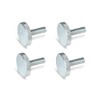Ganter Normelemente Flat knurled screws, knurled screws (low shape), DIN