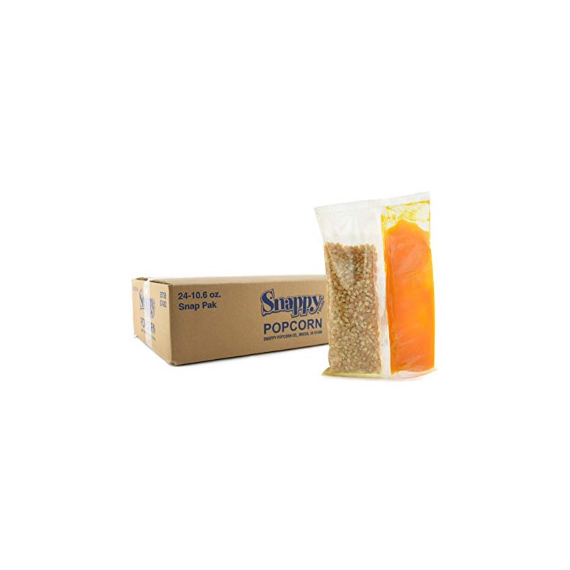 Snappy Snap-Paks, All in One Popcorn Kit, Yellow Popcorn Portion
