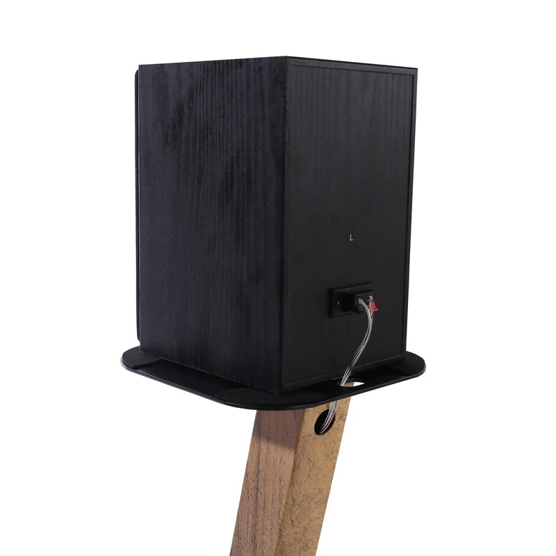 EXIMUS One Pair Fixed Height Universal Speaker Floor Stands -