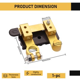 Yitexin 12/24V Top Post Battery Disconnect Switch, 250/750A Knife Blade Master Switch, Car Battery Disconnect Isolator Power Cut Off Shut Off for RV Automotive Truck Boat (Horizontal)