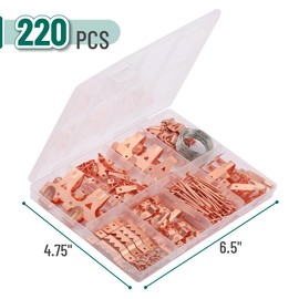 Mr. Pen- Picture Hanging Kit, 220pc, Rose Gold, Hangers, Nails, Hooks, Frame Hardware, Wall Hanging Kit