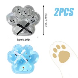 2PCS Cat Paw Squishy Squishy Cat Paw Pinch Toy Squeeze Toys Cat Paw Fidget Toys for Anxiety Relief Stress Relief Squishy Paw Mini Animals Stress Relief Toy for Boys Girls Birthday Party Favors Gifts