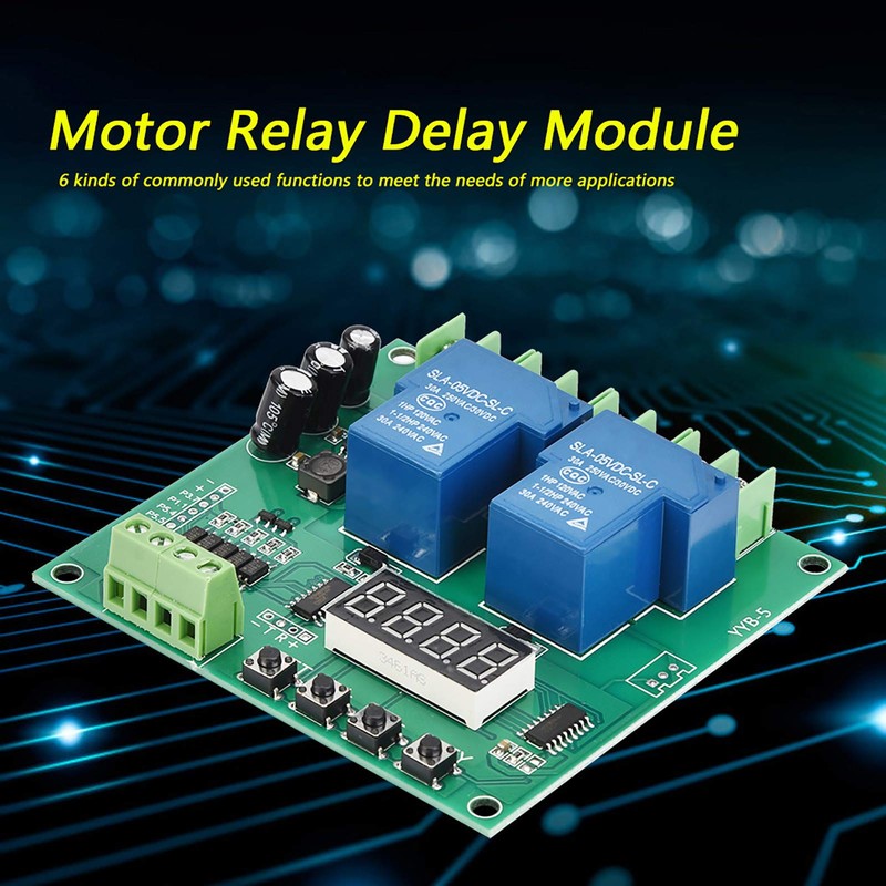 YYB-5 12V 24V Forward Motor, Automatic Reverse Relay Timer Relay/Reverse