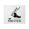 CafePress Hockey Stick Skate Puck Sharp Shooter Throw Blanke Super