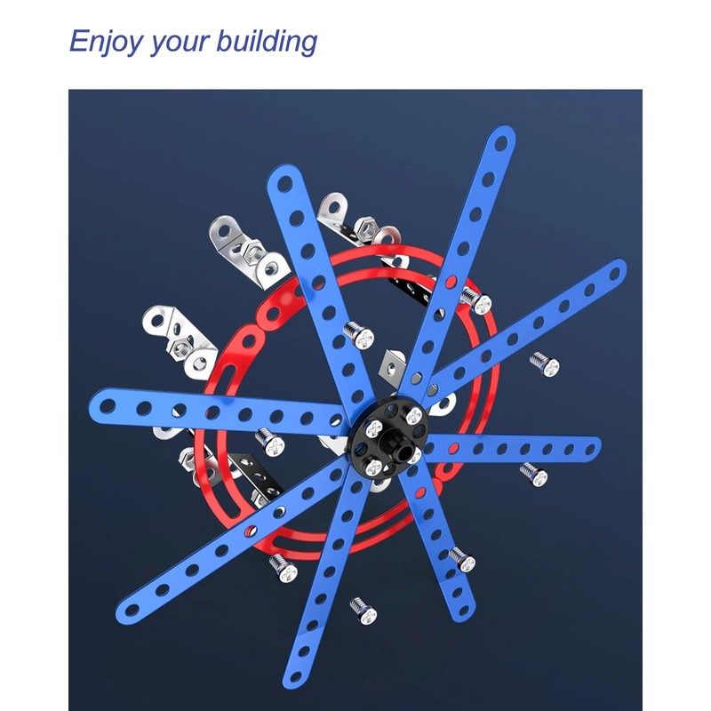 Jixin Xyzhi Building Sets STEM Assembly Metal Toys Ferris Wheel