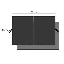 Umllpet Pack of 2 Sun Protection Car Baby with UV Protection, Sun Protection Car Children for Side Windows, Magnetic Double Layer Sun Visor Children, Universal Sun Visor Car for Passengers and Pets