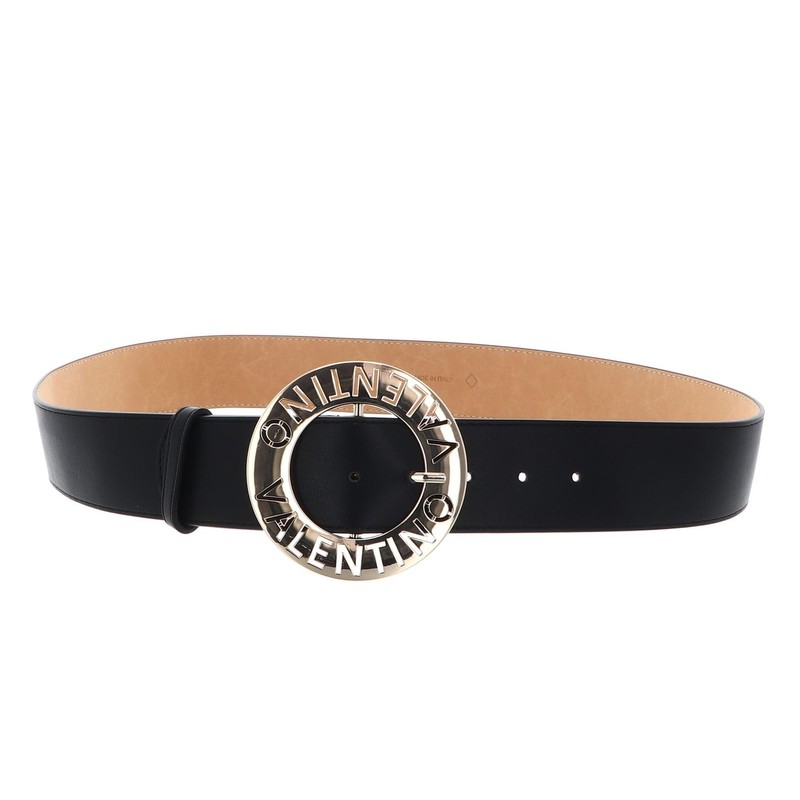 VALENTINO Hampton Pin Buckle Belt W75 Nero/Oro - Can be