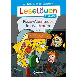 Leselöwen 2. Klasse - Pizza-Abenteuer im Weltraum: Die Nr. 1 für den Leseerfolg - Mit Leselernschrift ABeZeh - Erstlesebuch für Kinder ab 7 Jahren