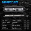 I LITTON Blue Flashing Strobe Lights for Vehicles, 24V 12V