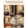 WERFOP Lily of The Valley Wall Sconce USB Plug-in Flower