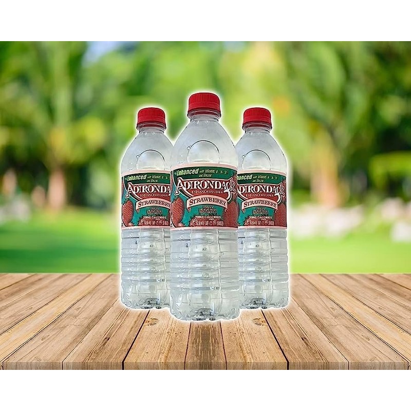Adirondack Enhanced Water Strawberry Fruit Flavored Beverage 101.4 fl oz