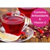Black Currant Hibiscus Herbal Fruit Tea - Caffeine Free Loose
