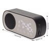 Digital Alarm Clock, Radio Alarm Clock Large Led Screen, Portable