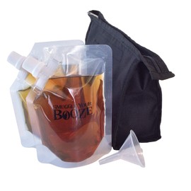 Smuggle Your Booze Cosmetic Bag Stealth 4 Ounce Flask