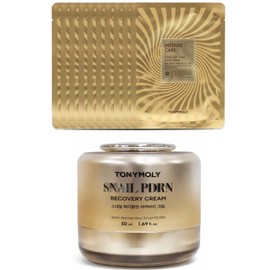 Tony Moly Snail PDRN Recovery Cream 50ml + Snail Mask 10 sheets / 토니모리 스네일 PDRN 리커버 크림 50ml+스네일 마스크 10매