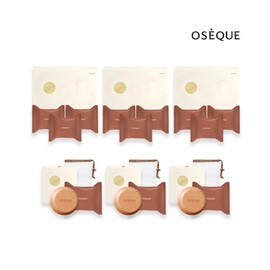 OhZek 오제끄 자연이 빚은 오색황토 시그니처 바 (비누 12장 + 거품망 3개) Ozeck Nature's Crafted Five-Color Yellow Clay Signature Bar (12 Soaps + 3 Net Bags)