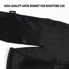 Evolve Satin Wrap Scarf, Black