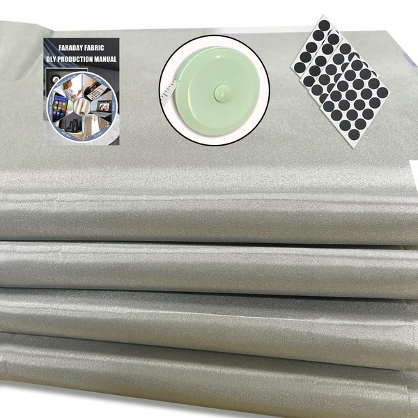 ZTTXL Faraday Fabric 43" W×118" L(Big 3 Yards) Faraday Military