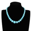 Treasure Bay Stunning 6-16mm Natural Turquoise Necklace For Women