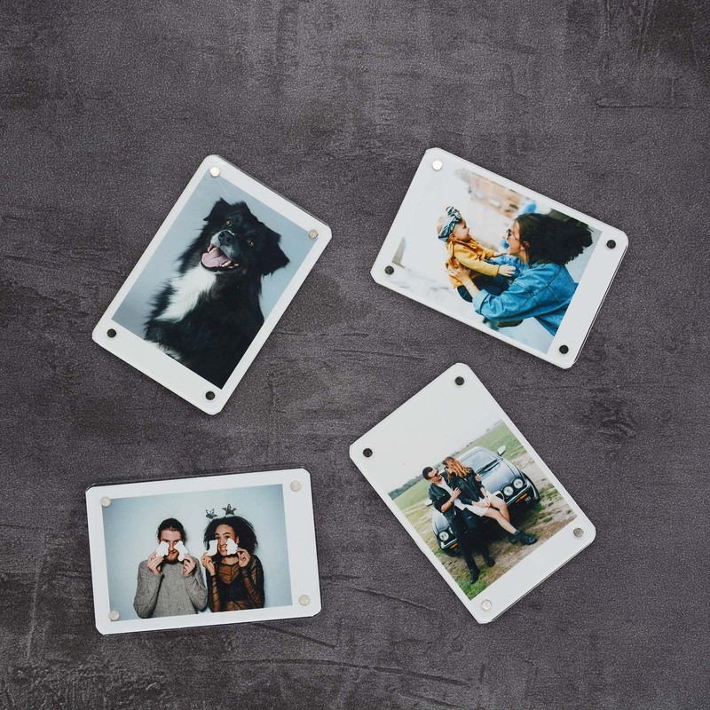 LAGIPA Polaroid Frame Magnetic, Magnetic Instax Mini Photo Frames 2x3,