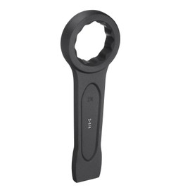 HARFINGTON Striking Wrench 2-1/4" 12-Point Flat Strike Wrench Slogging Ring Spanner Straight Handle Box End Striking Wrenches
