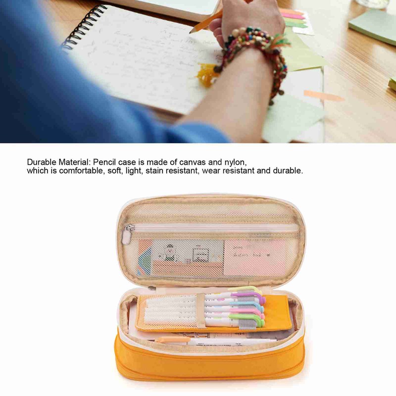 Big Capacity Pencil Case Multifunctional Orderly Storage Multiple Grids Stationery
