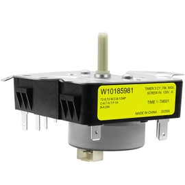 W10185981 418-095-20-B5 Dryer Timer Compatible with Whirlpool WGD4800XQ1, Kenmore 11071262310, Maytag MGDC215EW2 Crosley CGD137SBW1 Dryers Replaces W10185981 E PD00004725 1481704 AP6016540 PS11749830
