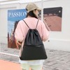 TEABAN Drawstring Backpack String Bag: Water Resistant Gym Drawstring Bag