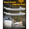 Sliding Door Handles, Compatible with Toyota Sienna 2004-2010, Chrome Exterior