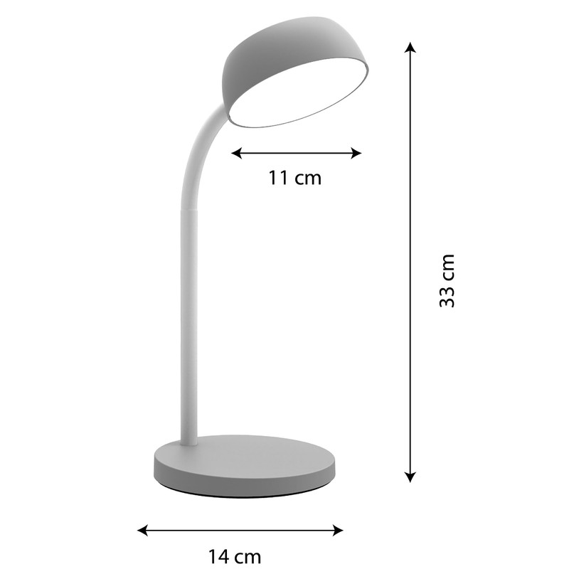 Unilux TAMY design lamp LED grey