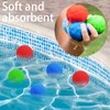 XIEXIESHER 30 Reusable Water Balls, 30/40/50 Splash Balls, 5 cm,