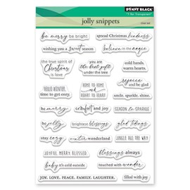 Penny Black Clear Stamps - Jolly Snippets 30-925