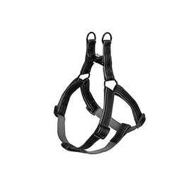 Nobby Classic Reflect Soft Harness, 50-72 cm, Black/Grey