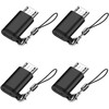 Leizhan USB C to Micro USB Adapter with Lanyard, 4